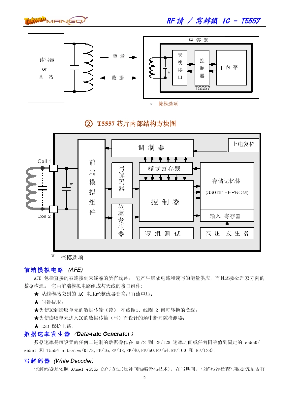 T5557可复制卡中文资料_第2页