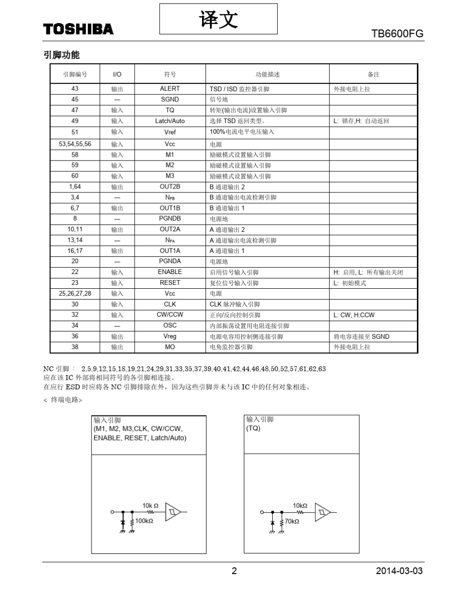 TB6600FG__步进电机驱动IC_第3页