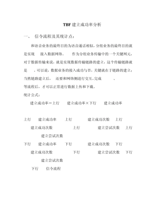 TBF建立成功率原理与提升手段v20103029