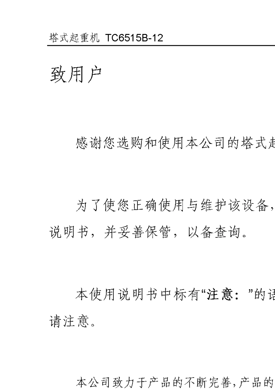 TC6515B12塔式起重机使用说明书(标准改螺栓基础)2013.8.7_第2页