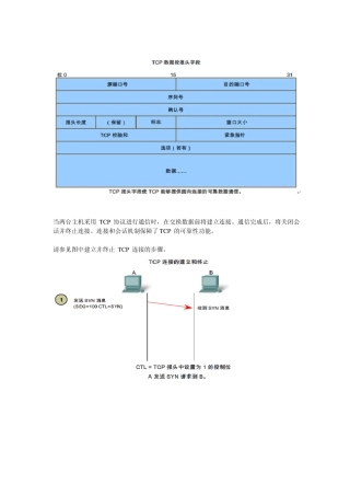 TCPIP三次握手图解