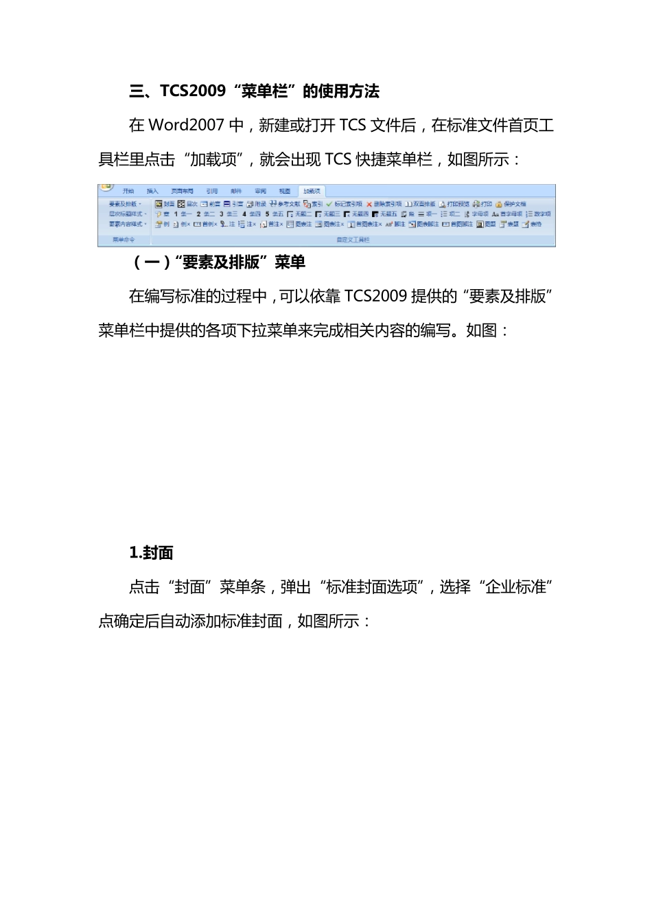 TCS2009标准编写模板使用指南_第3页