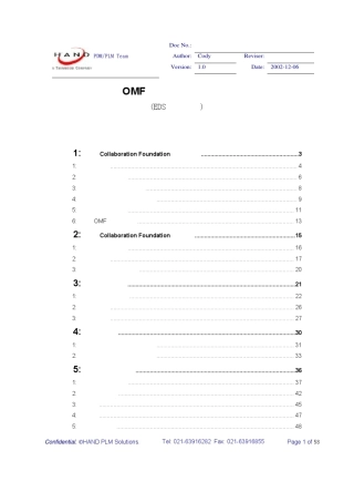 TeamCenter中文培训文档IWSOMF使用练习