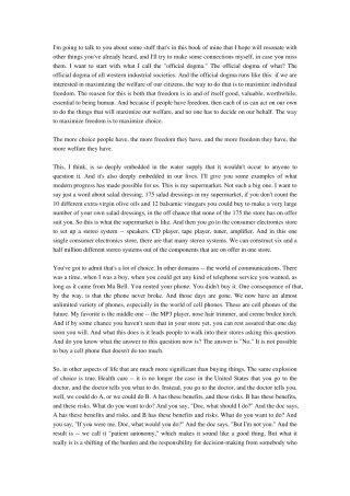 TED演讲选择越多,困惑越多英文稿