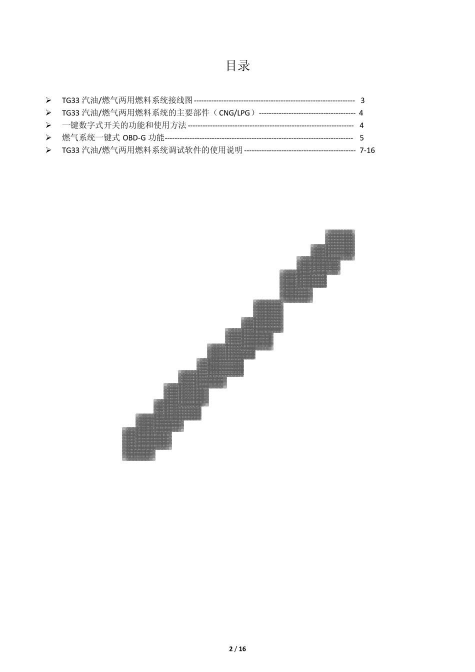 TG33汽油燃气双燃料系统调试说明_第2页
