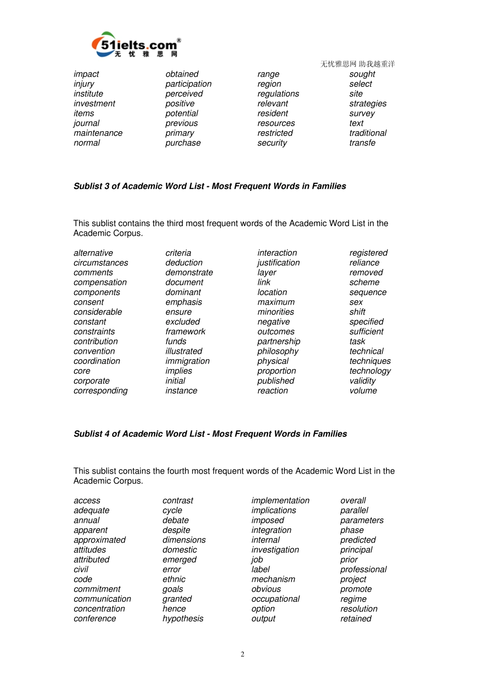 TheAcademicWordList学术词汇表_第2页