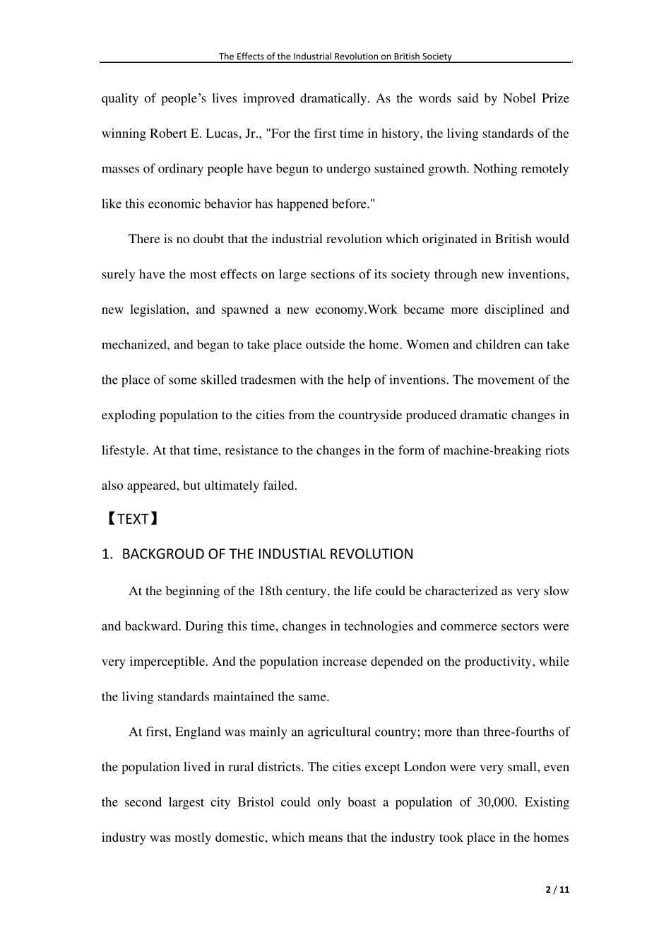 TheEffectsoftheIndustrialRevolutiononBritishSociety_第2页