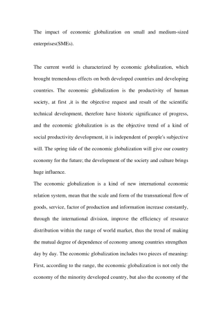TheimpactofglobalizationonChineseeconomy