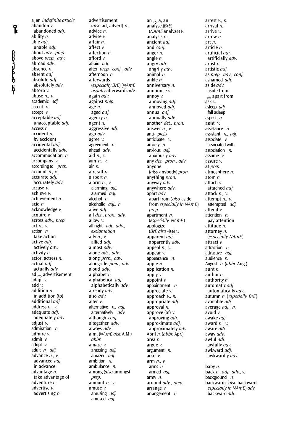 TheOxford3000——牛津3000核心释义词表_第2页