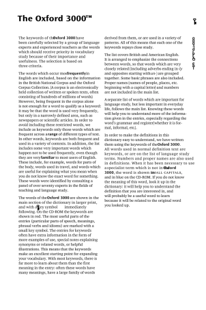 TheOxford3000——牛津3000核心释义词表