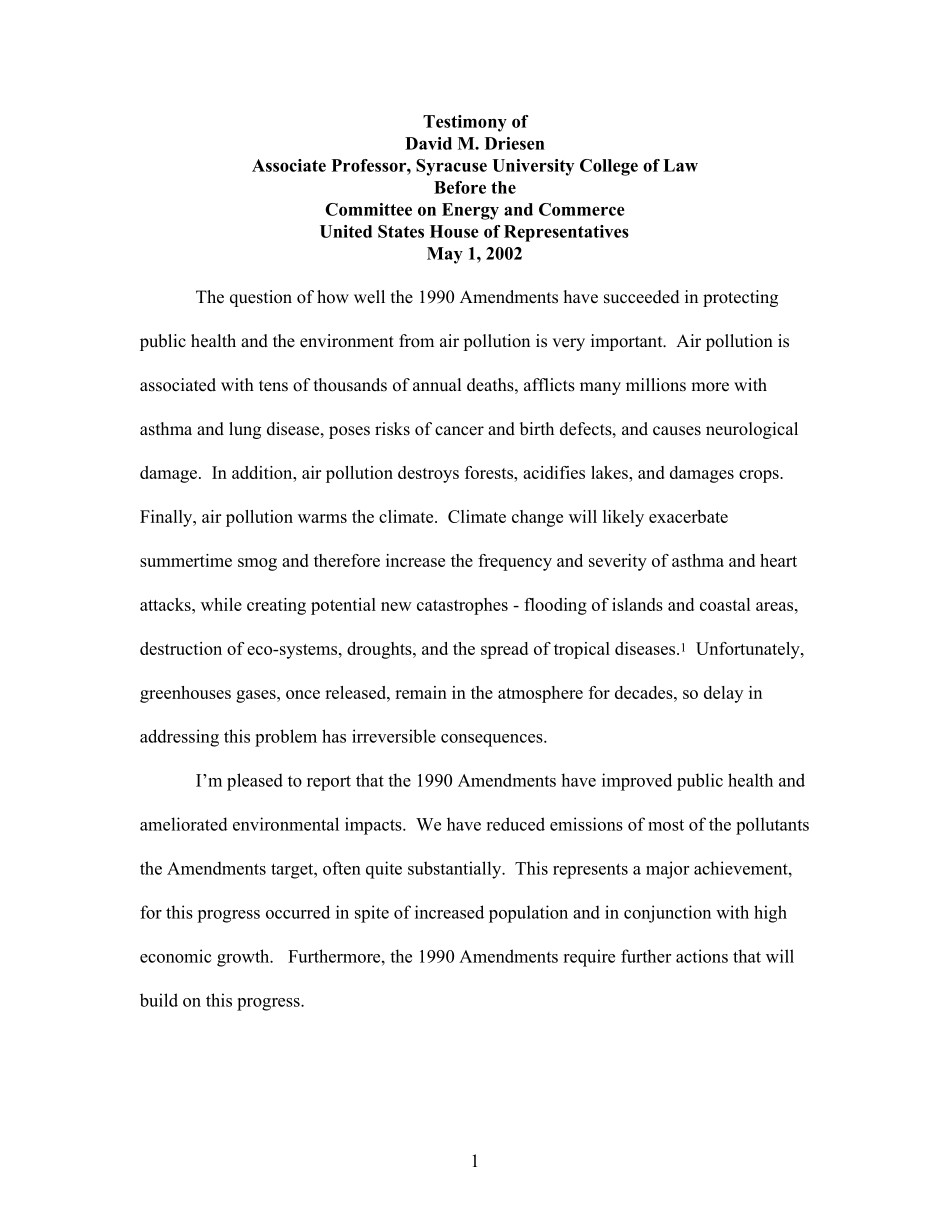 TheSuccessofthe1990CleanAirActAmendments_第1页