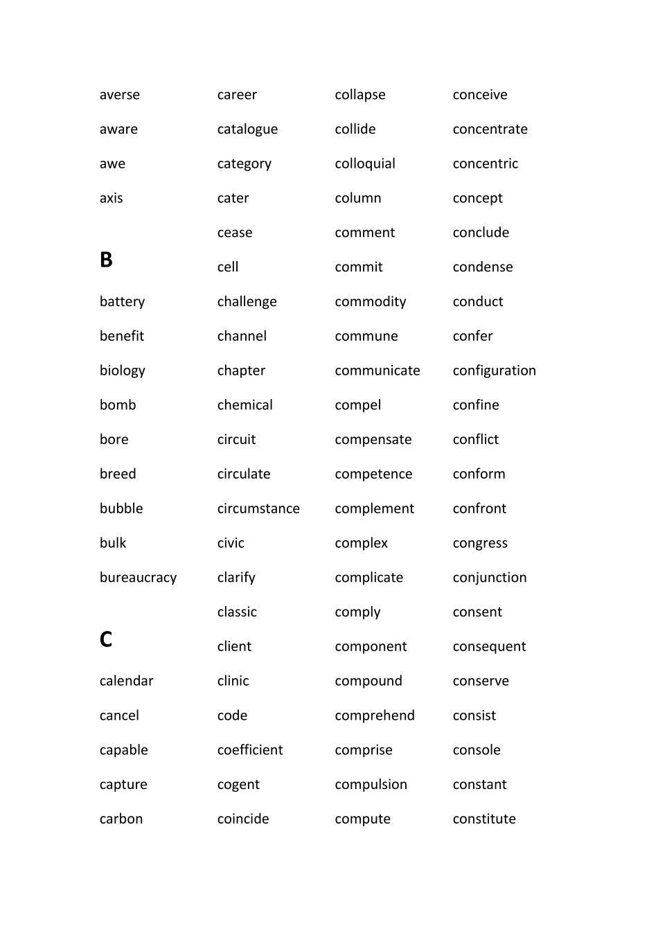 TheUniversityWordList_第3页