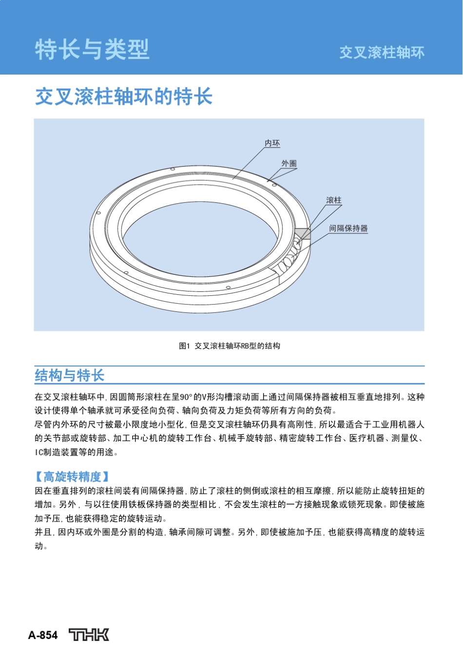 THK交叉滚子轴承样本_第2页