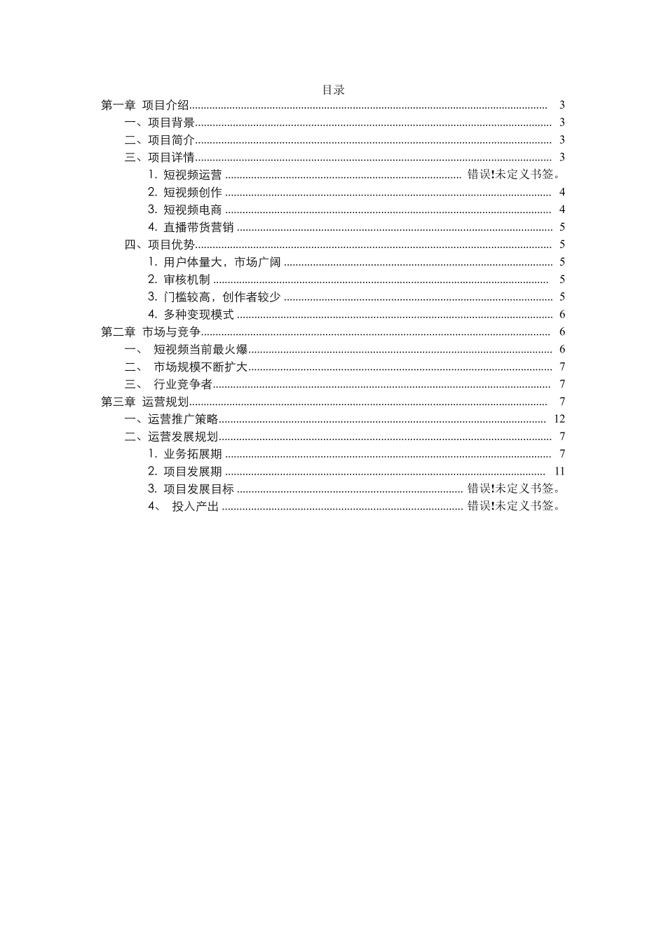 tiktok(国际版抖音)短视频及电商运营计划书_第2页
