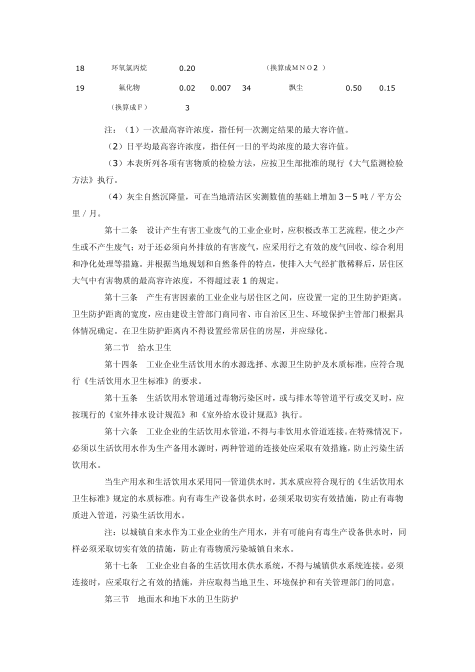 TJ3679工业企业设计卫生标准_第3页