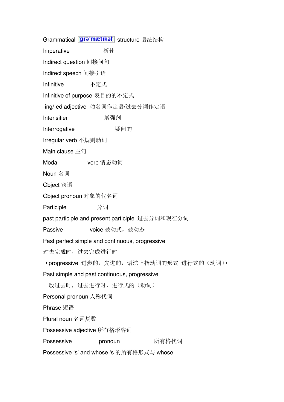 TKT词汇表最新修订(含中文,音标)_第2页