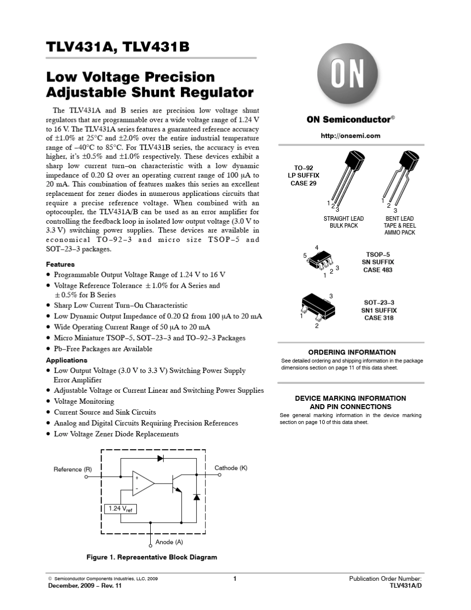 TLV431A1.25V(基准)_第1页