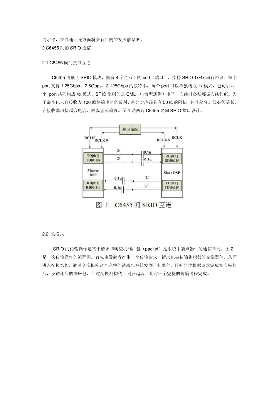TMS320C6455高速SRIO接口设计_第2页