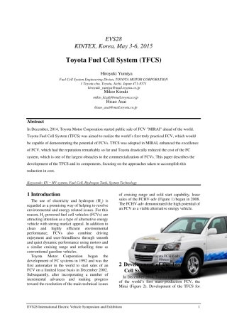ToyotaFuelCellSystems(Mirai)