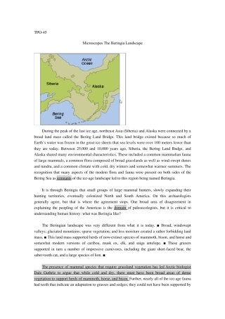 TPO45阅读文本答案翻译