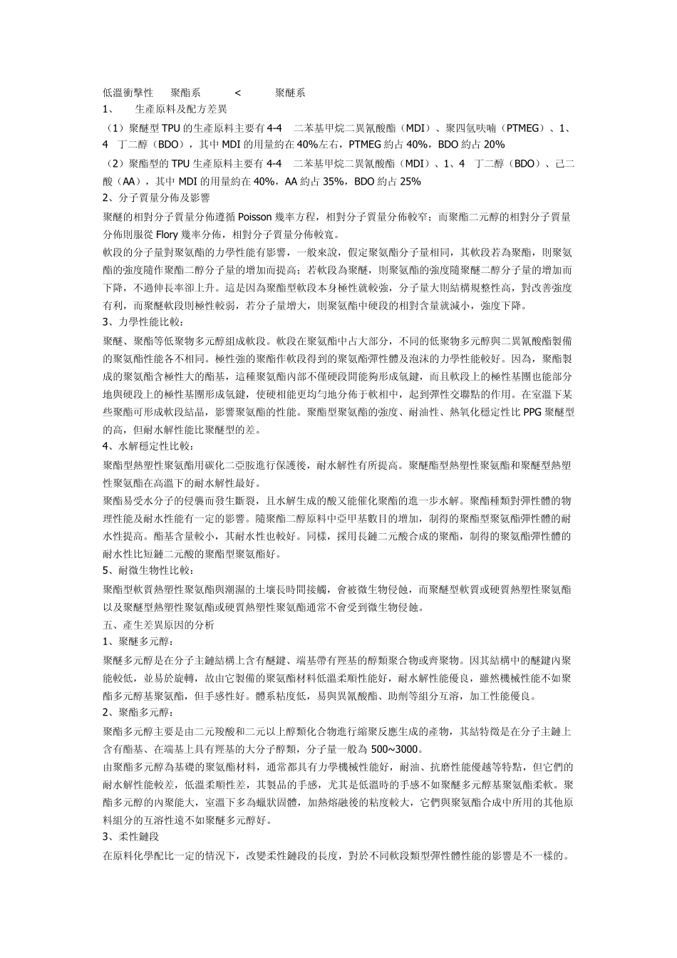 TPU酯类与醚类的差异_第2页