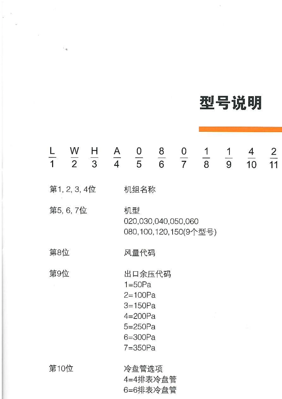 TRANELWHA水平吊顶式空气处理机组全册_第3页