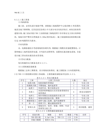 TRD施工工艺