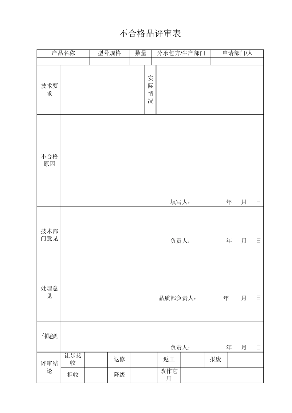 TS16949经典表格大全_第2页