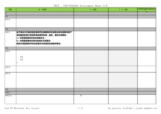 TS22163_Assessment(检查表)