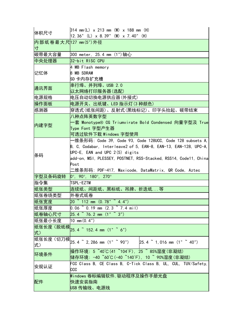 TSCTTP247条码打印机_第2页