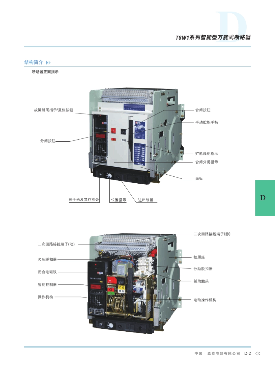 TSW1框架断路器森泰_第3页