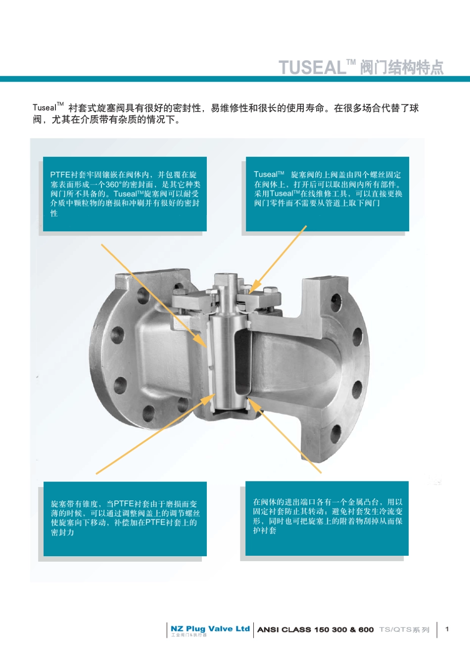 TUSEAL旋塞阀中文简版_第3页