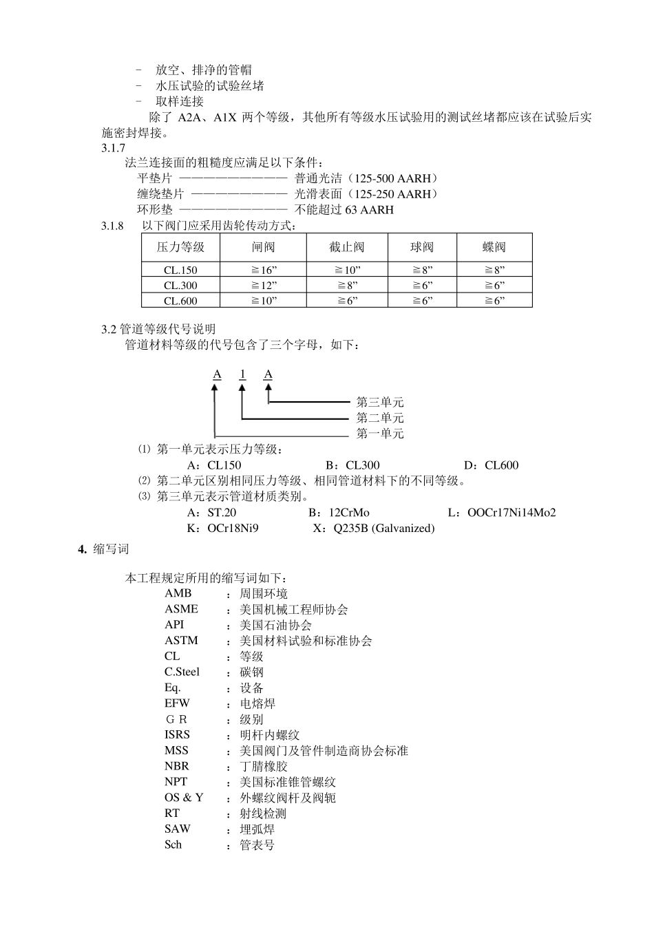 T管道材料等级表内容_第3页