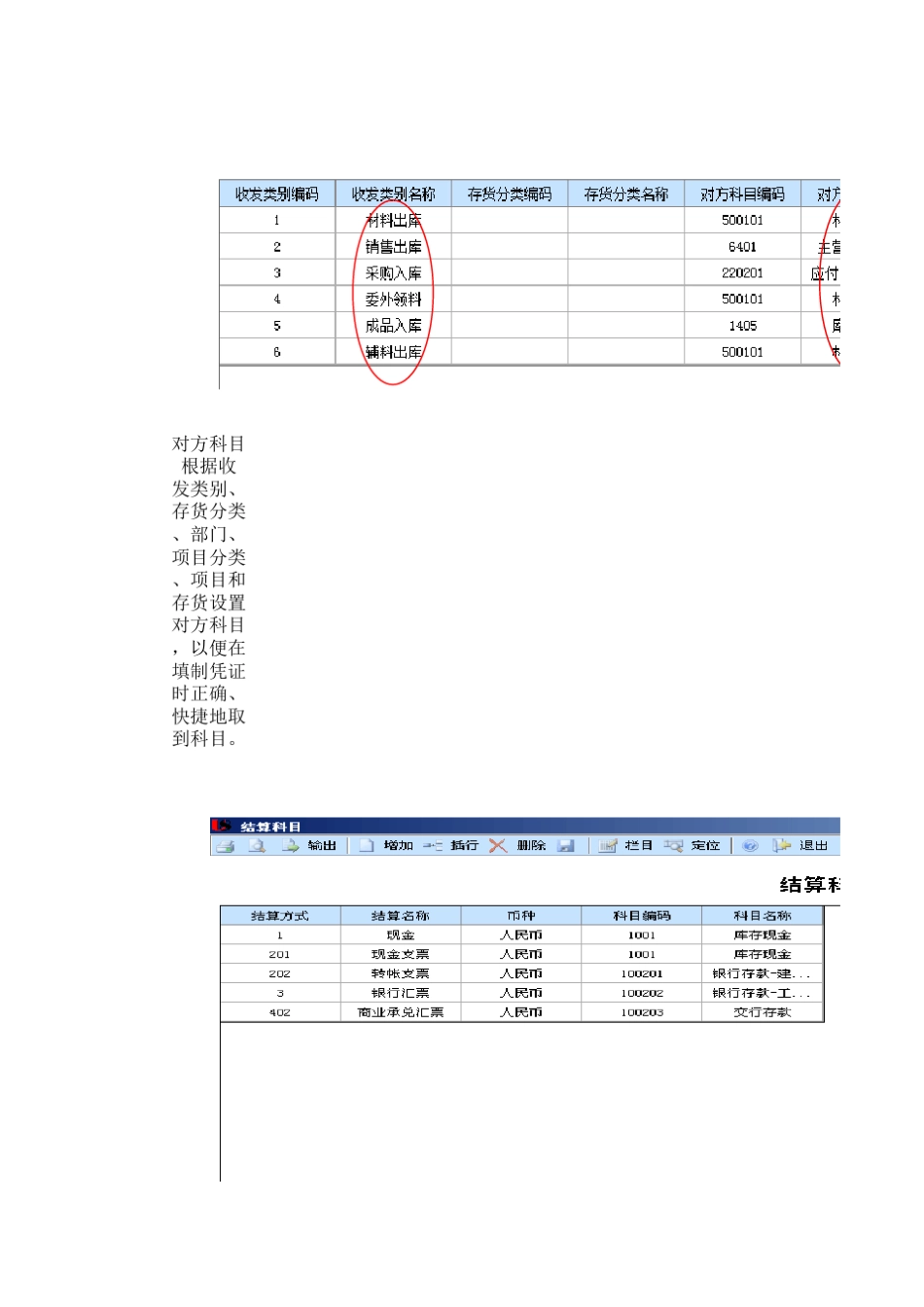 U8对应科目设置_第2页