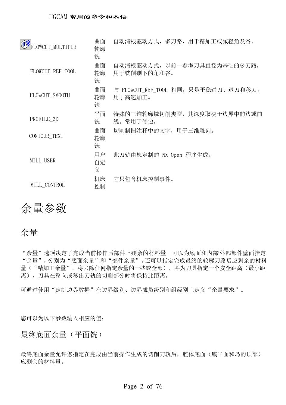 UGCAM常用的命令和术语0926_第2页
