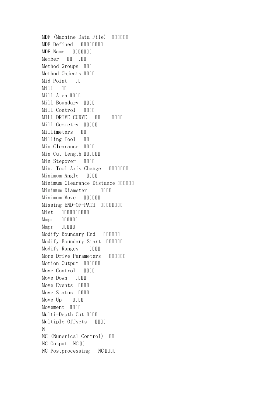 UG加工模块中英文对照4_第3页