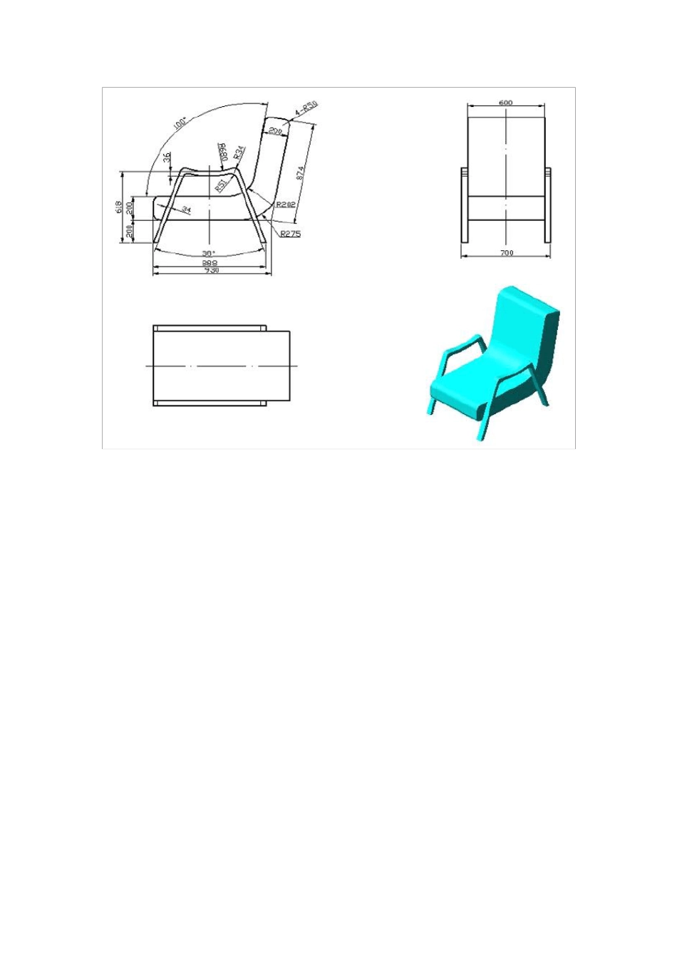 UG绘图练习图纸_第2页