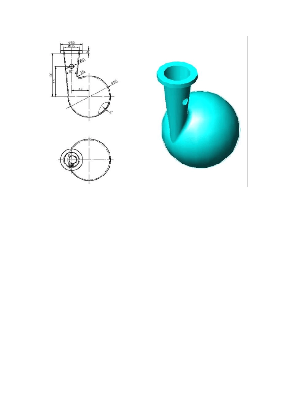 UG绘图练习图纸_第3页