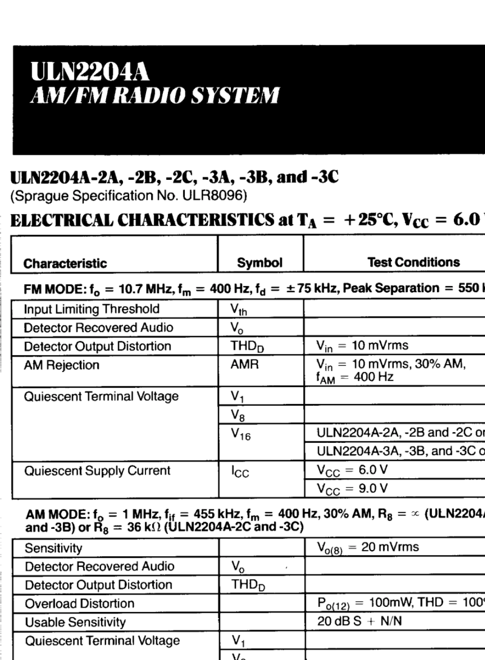 ULN2204单片收音机资料_第3页