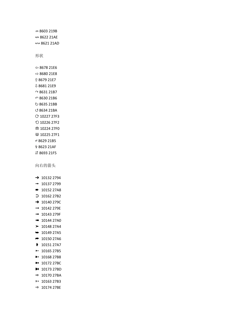 unicode字符集大全_第2页