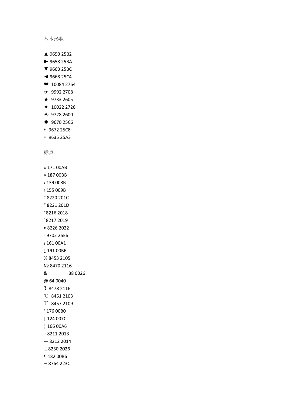 unicode字符集大全_第3页
