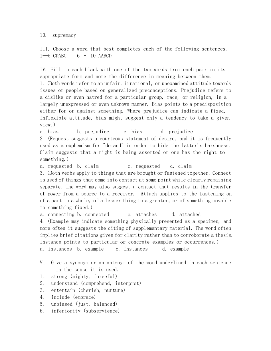 Unit12GenderBiasinLanguage的译文和练习答案_第3页