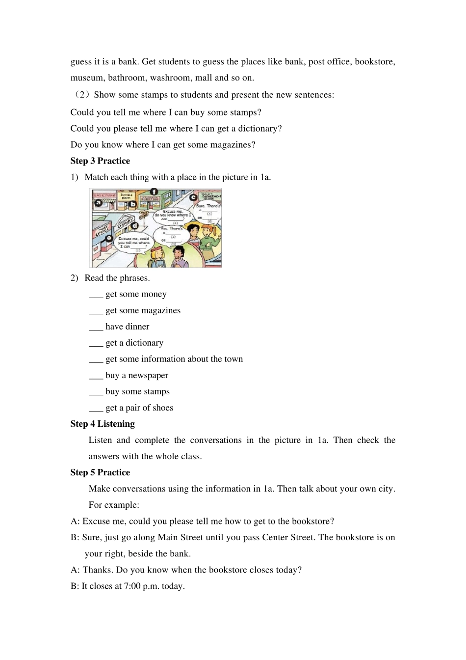 Unit3Couldyoupleasetellmewheretherestroomsare教案_第2页