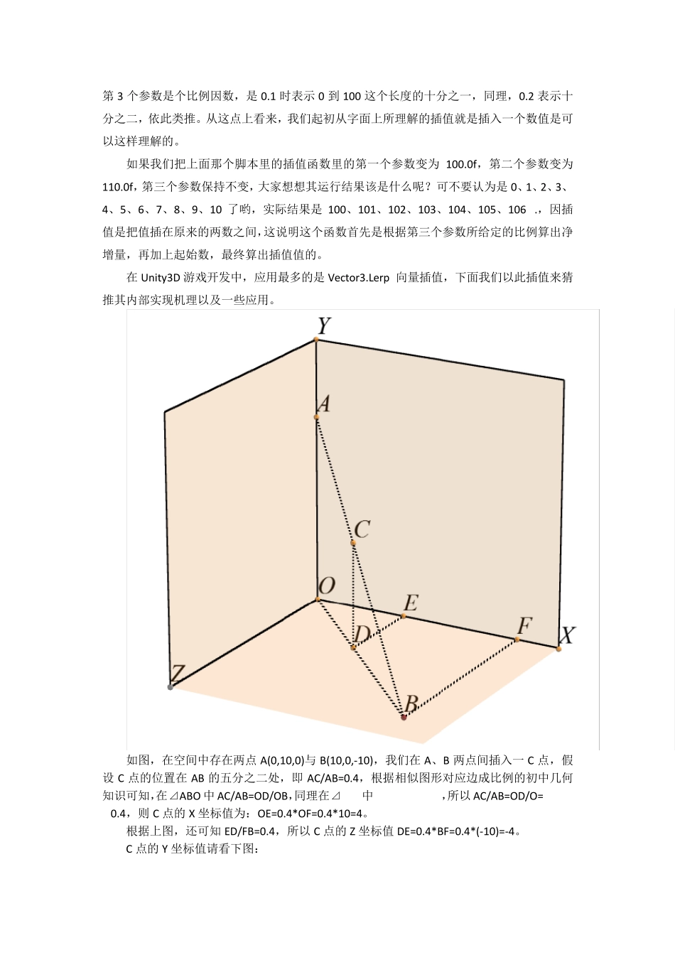 Unity3D中的线性插值Lerp()函数解析_第3页