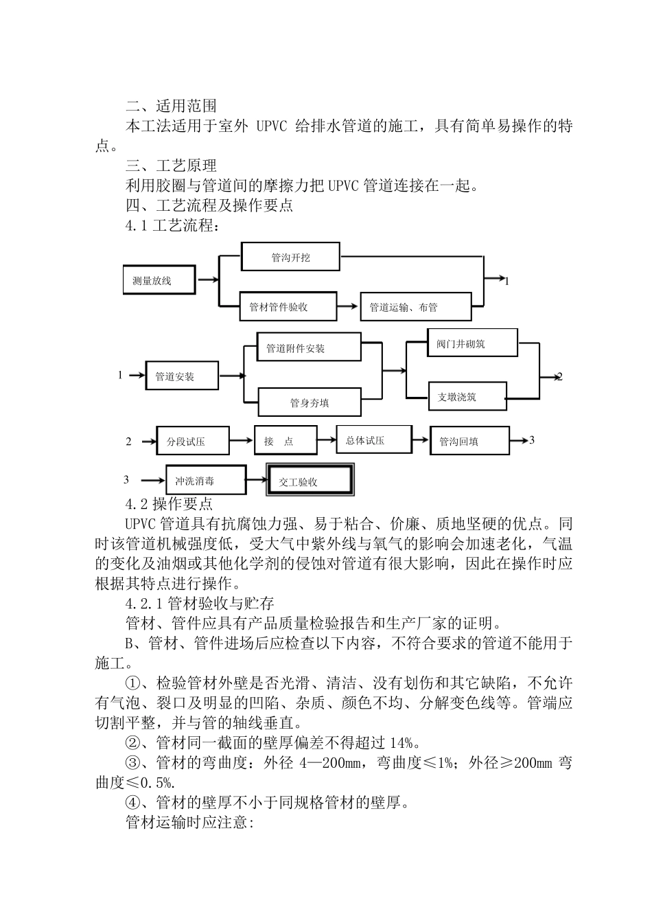 UPVC给水管道安装工法_第1页