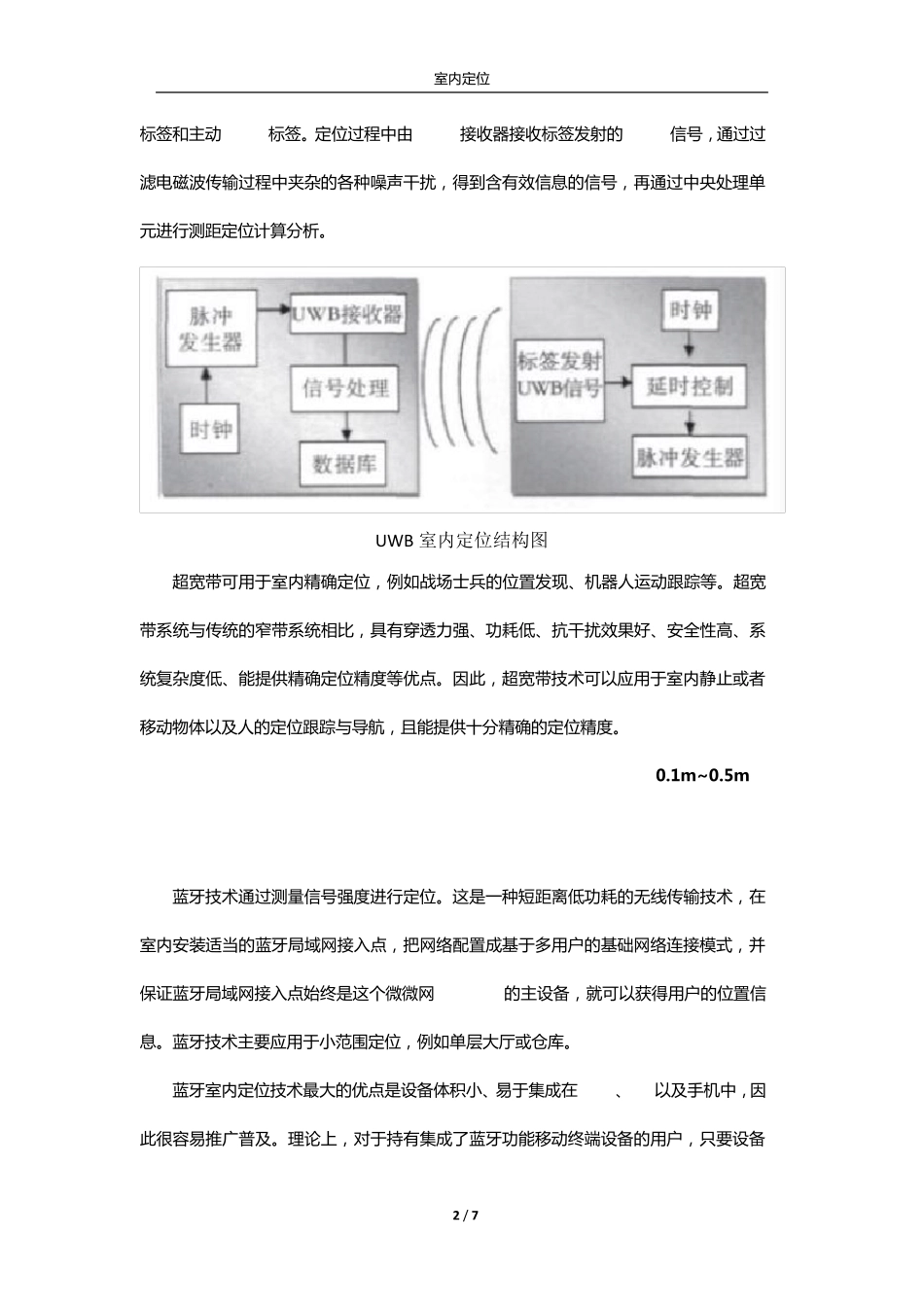 UWB室内定位技术与其他定位技术比较_第2页