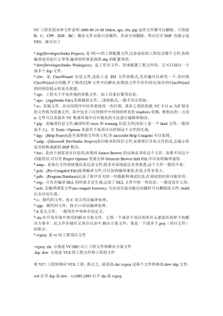 vc++工程文件