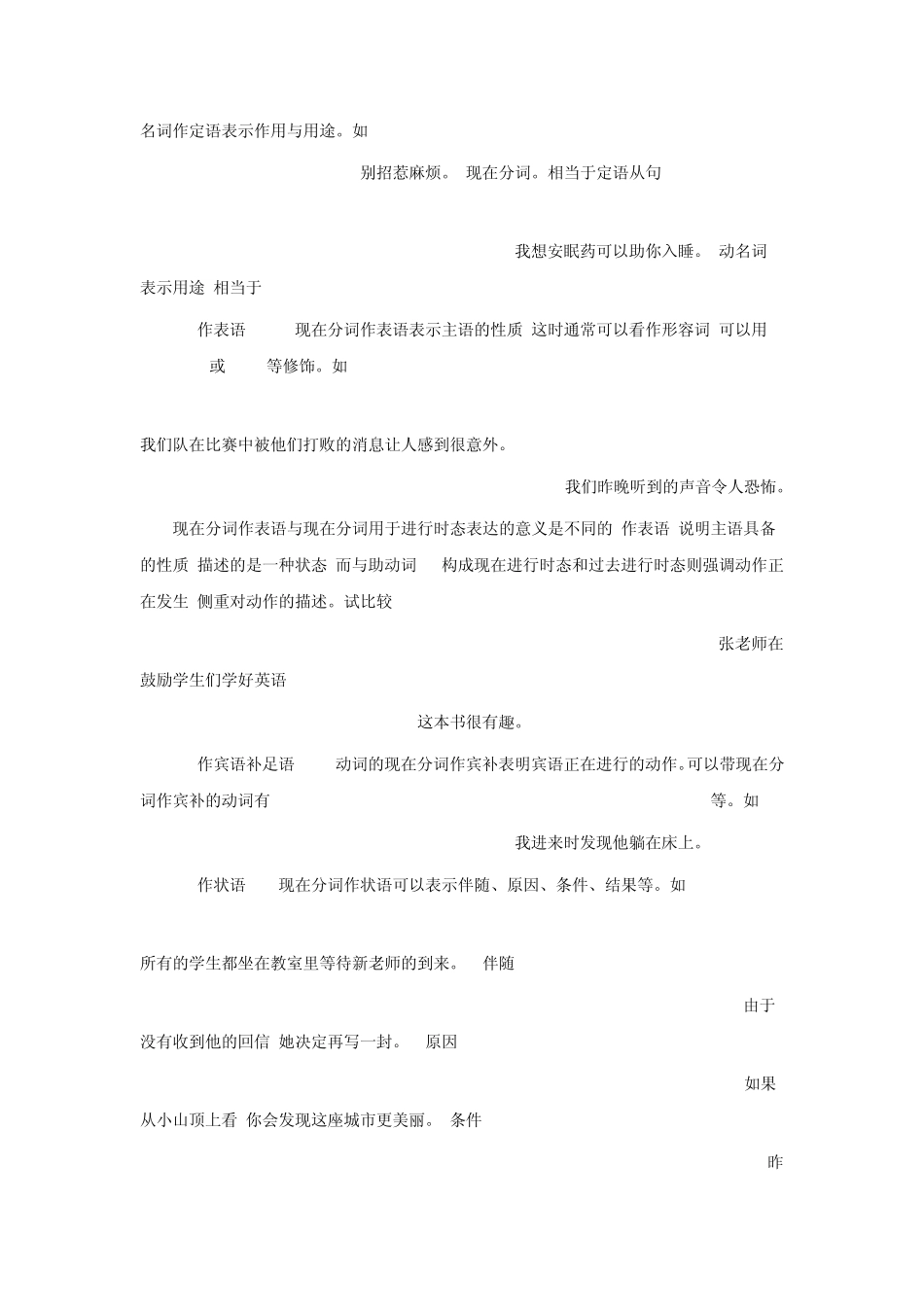 Ving的非谓语动词用法_第2页