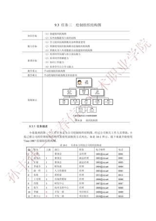 Visio绘制组织机构图