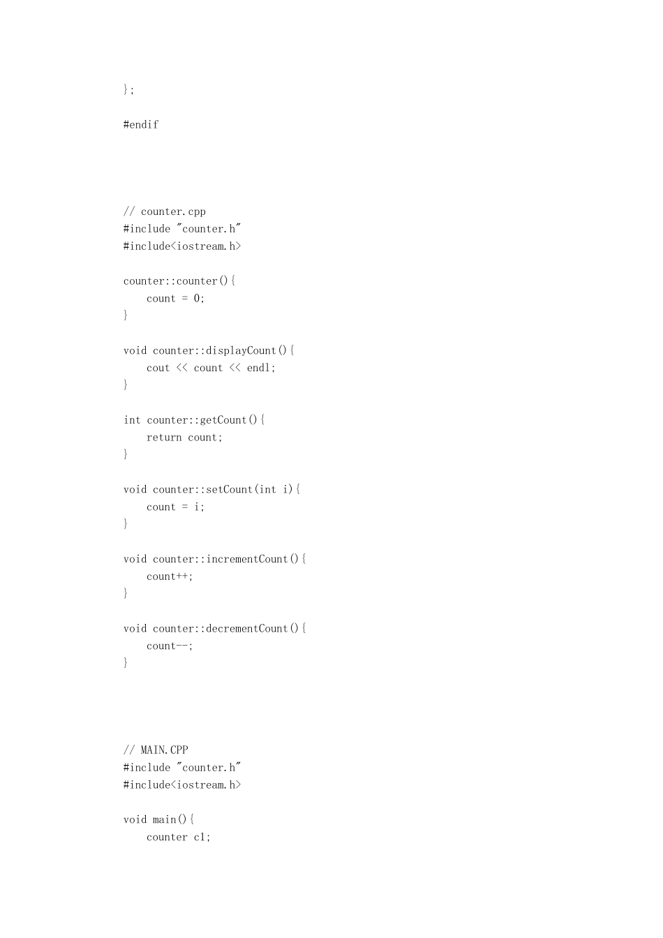 VisualC++面向对象程序设计教程与实验(第二版)清华大学出版社第3章习题参考答案_第3页
